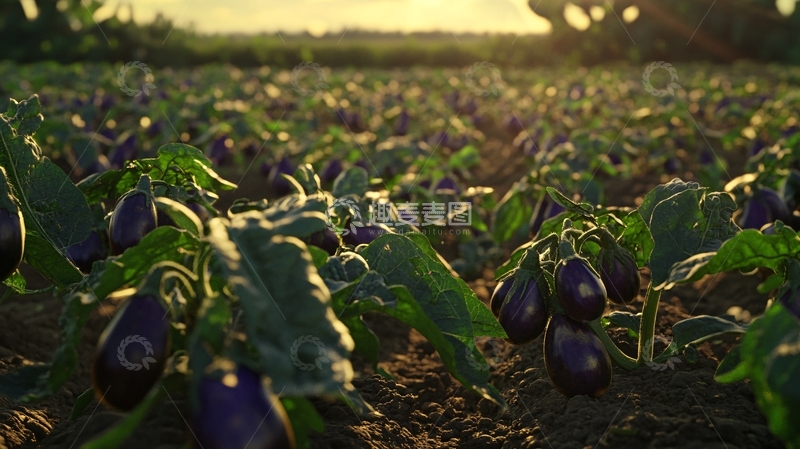 高清大图下载【趣麦麦图】茄紫种植