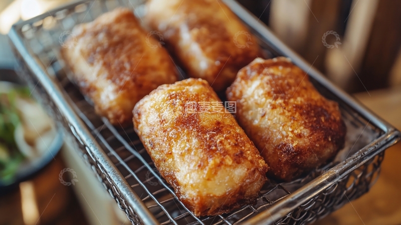 高清大图下载【趣麦麦图】脆皮春卷