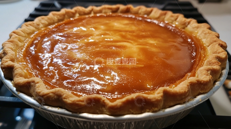 高清大图下载【趣麦麦图】澳式南瓜派