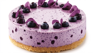 蓝莓味芝士蛋糕1