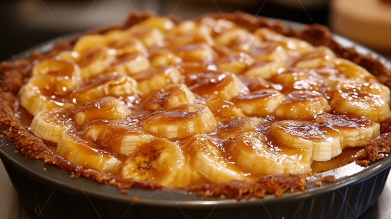 焦糖黄桃派