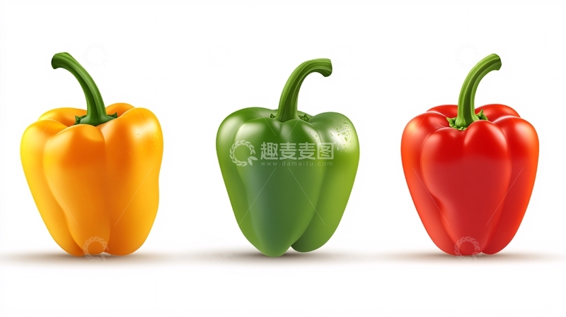 高清大图下载【趣麦麦图】卡通菜椒设计