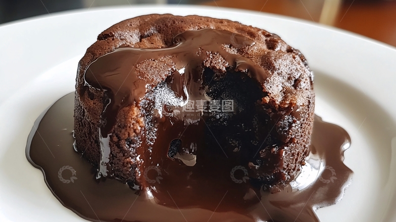 高清大图下载【趣麦麦图】熔岩巧克力