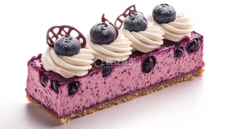 高清大图下载【趣麦麦图】蓝莓蛋糕元素1