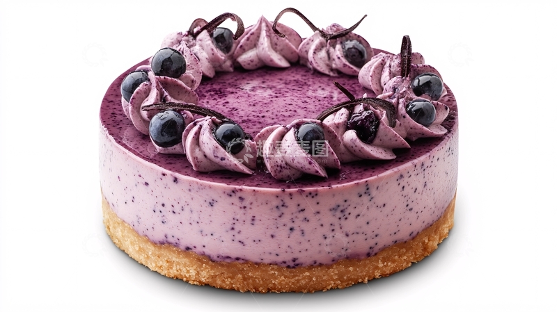 高清大图下载【趣麦麦图】蓝莓蛋糕元素
