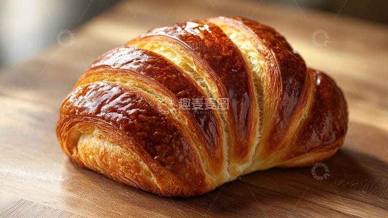 高清大图下载【趣麦麦图】法式羊角包4