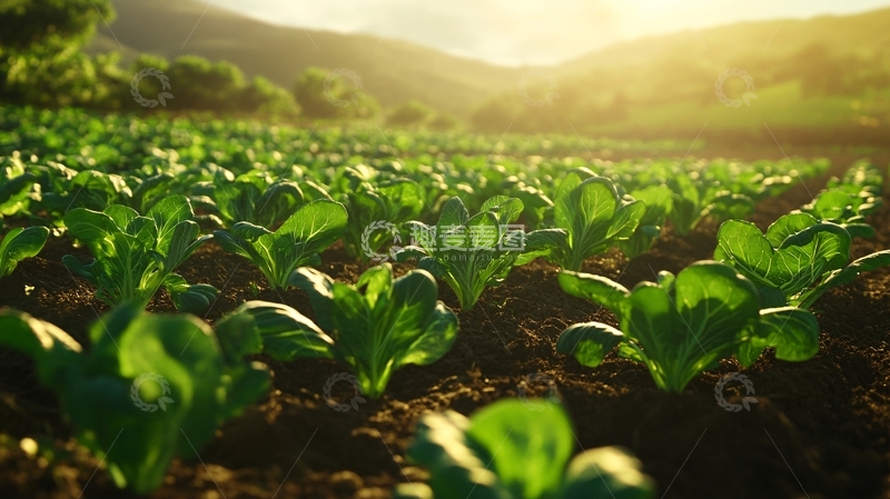 高清大图下载【趣麦麦图】菜地高清图3