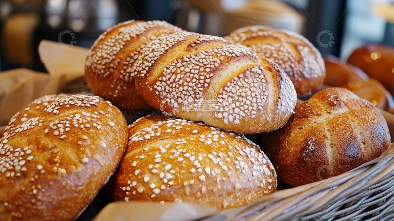 高清大图下载【趣麦麦图】烘焙店里的面包3