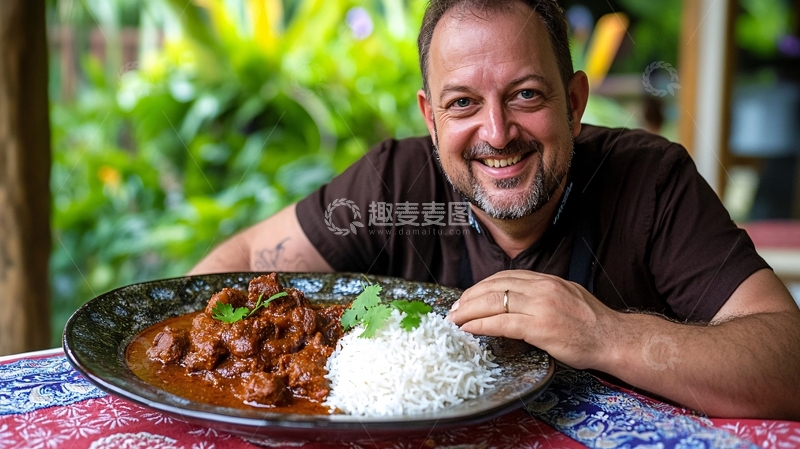 高清大图下载【趣麦麦图】澳洲小牛肉饭