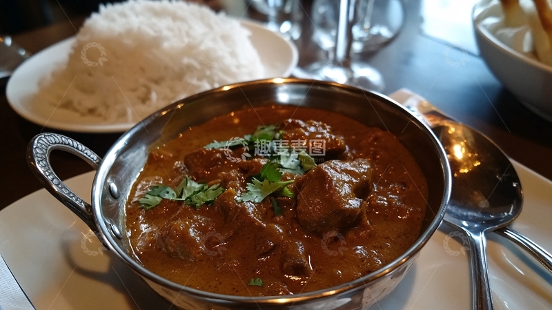 高清大图下载【趣麦麦图】一盘泰式咖喱牛肉