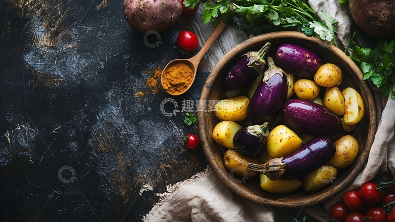 高清大图下载【趣麦麦图】瓜果蔬菜背景