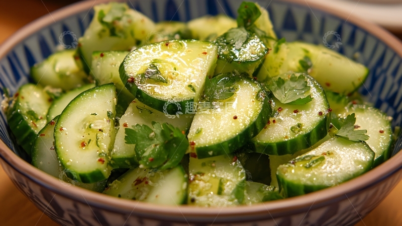 高清大图下载【趣麦麦图】日本拌青瓜