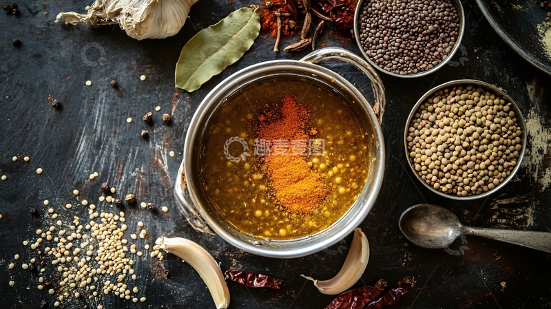 高清大图下载【趣麦麦图】调味料壁纸2