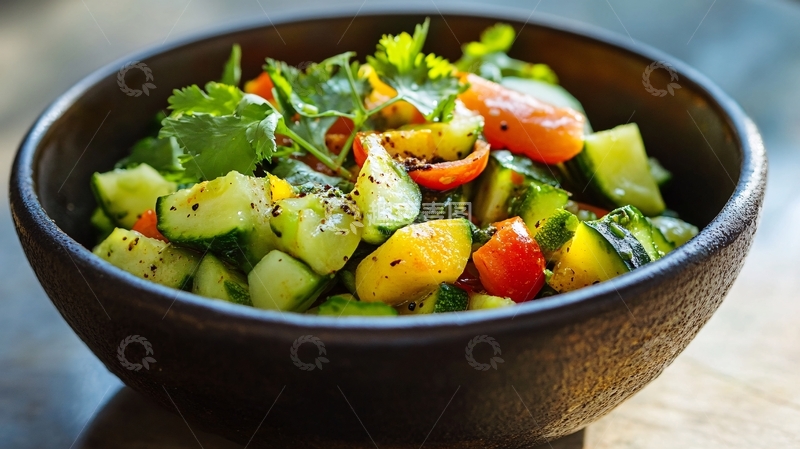 高清大图下载【趣麦麦图】拌牛油果