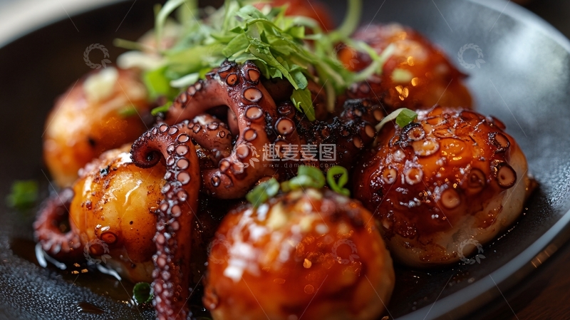 高清大图下载【趣麦麦图】日料章鱼