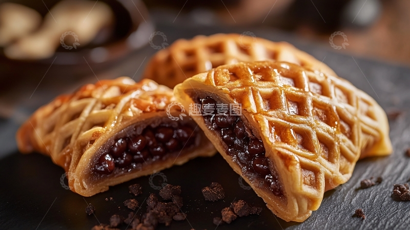 高清大图下载【趣麦麦图】灯笼红豆派1