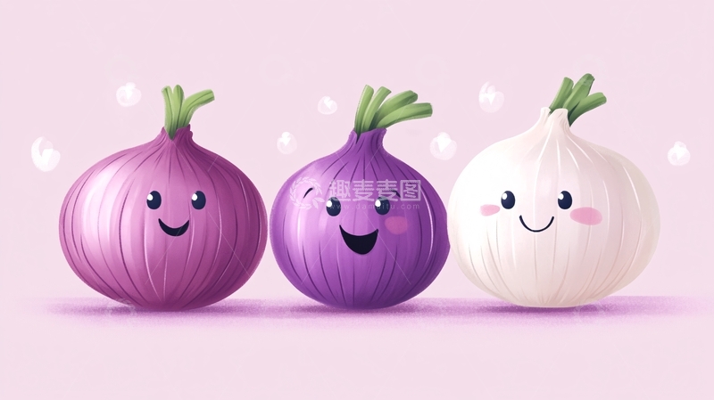 高清大图下载【趣麦麦图】洋葱卡通人物