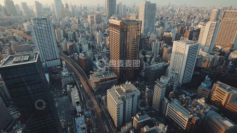 高清大图下载【趣麦麦图】航拍神田