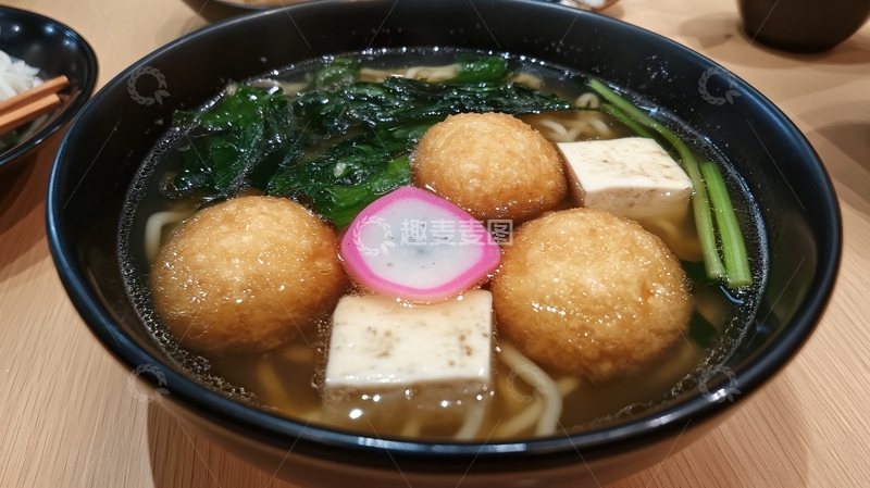 高清大图下载【趣麦麦图】鱼丸拉面