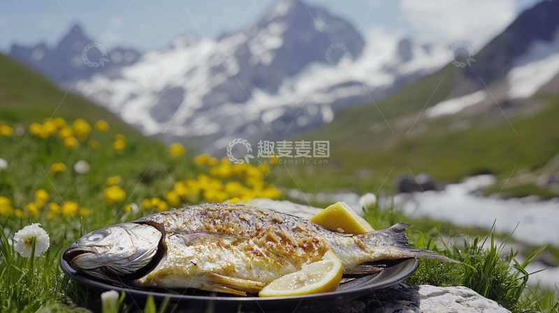 高清大图下载【趣麦麦图】芳香黄鱼