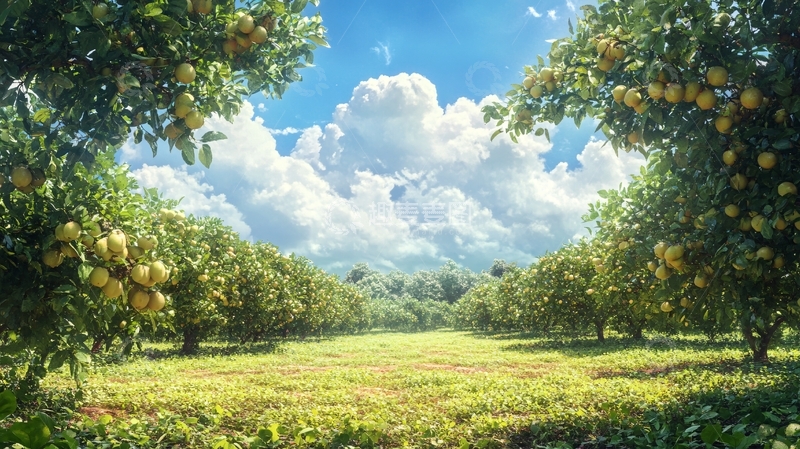 高清大图下载【趣麦麦图】柠檬广告柠檬果园1