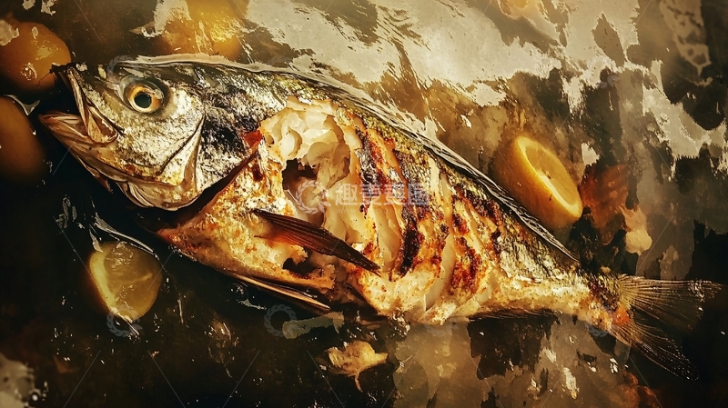 高清大图下载【趣麦麦图】黄金鱼头