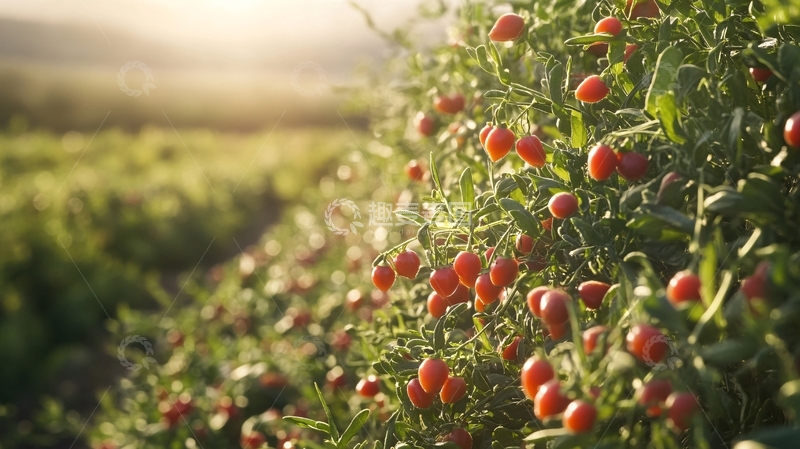 高清大图下载【趣麦麦图】阳光下的小番茄1