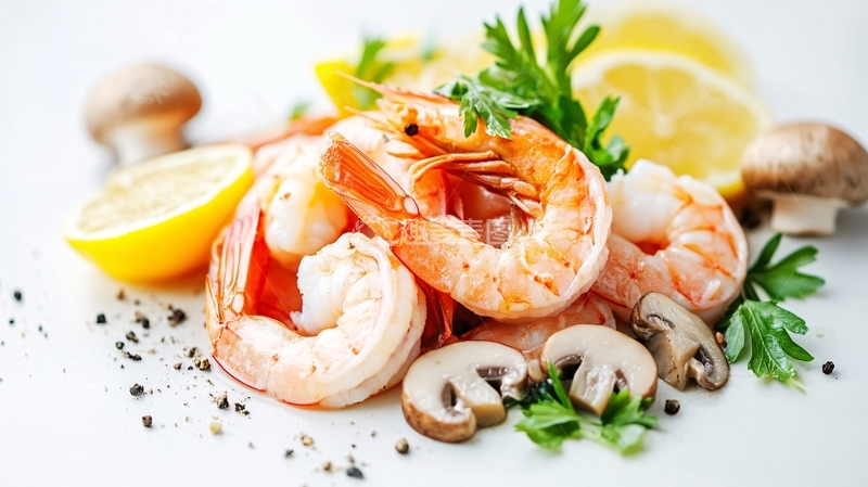 高清大图下载【趣麦麦图】高清鲜虾图3