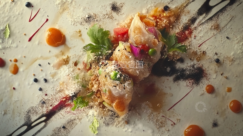 高清大图下载【趣麦麦图】鱼籽海胆花之恋