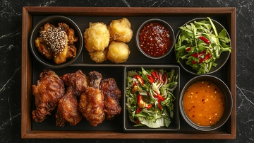 韩式餐前赠送小菜六种2