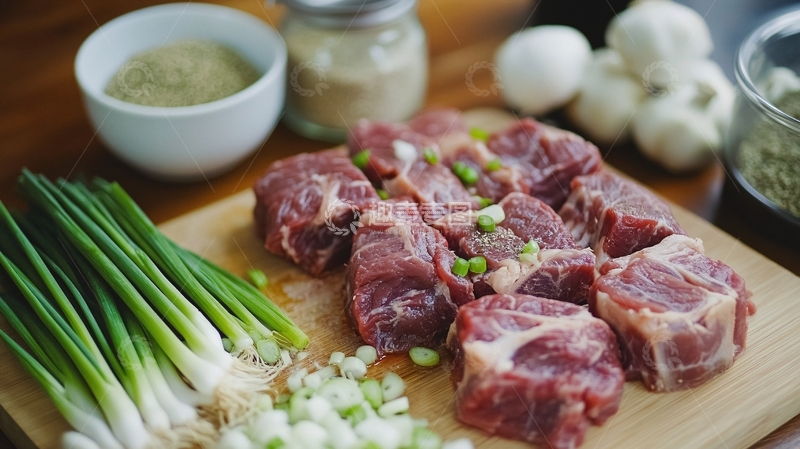 高清大图下载【趣麦麦图】香葱小排
