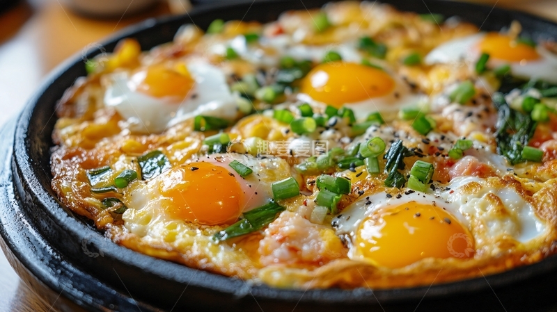 高清大图下载【趣麦麦图】铁板嫩蛋