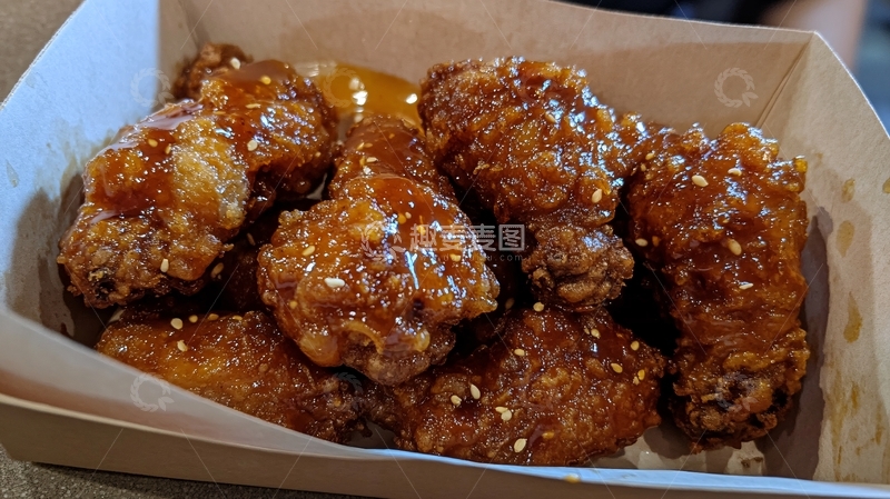 高清大图下载【趣麦麦图】弘大辣酱炸鸡1