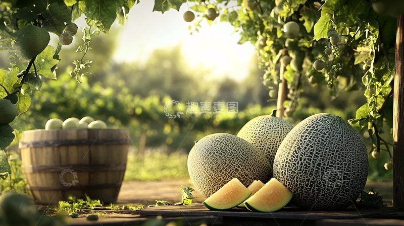 高清大图下载【趣麦麦图】超清博洋号甜瓜4