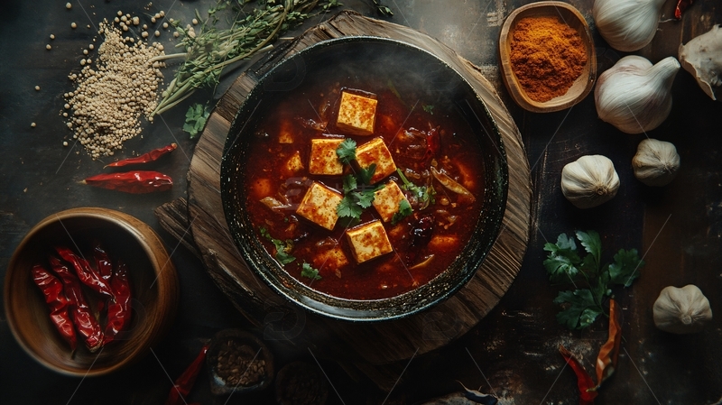 高清大图下载【趣麦麦图】麻婆豆腐文化