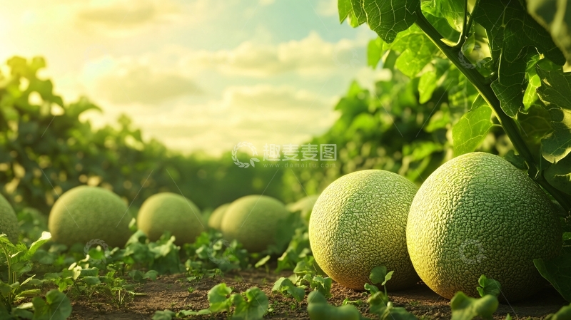 高清大图下载【趣麦麦图】哈蜜瓜壁纸3