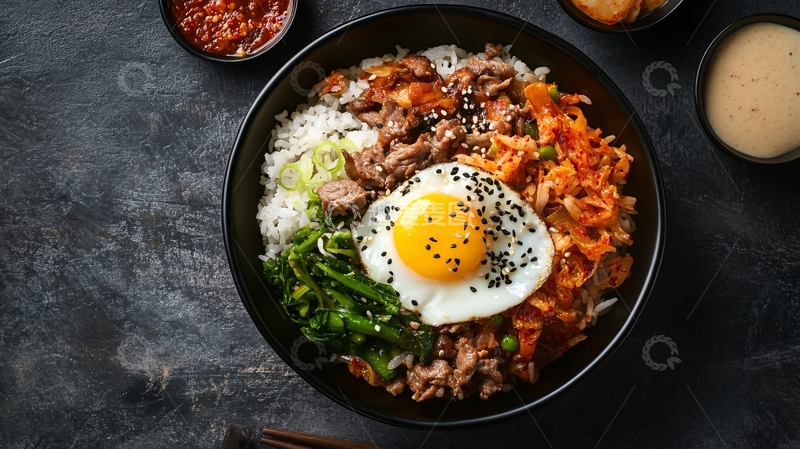 高清大图下载【趣麦麦图】肥牛拌饭