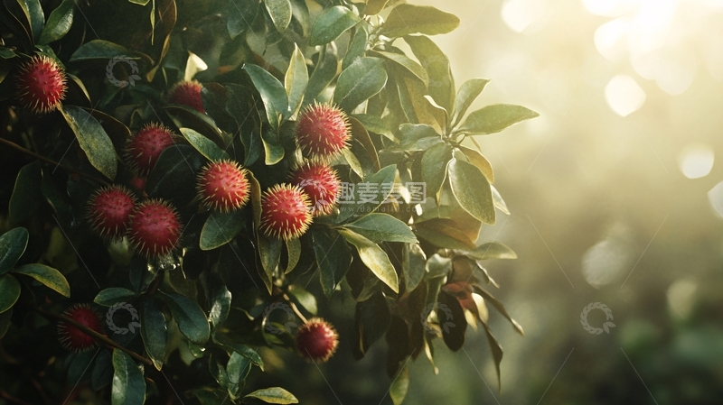 高清大图下载【趣麦麦图】荔枝红了1