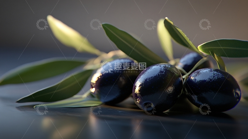 高清大图下载【趣麦麦图】油橄榄枝