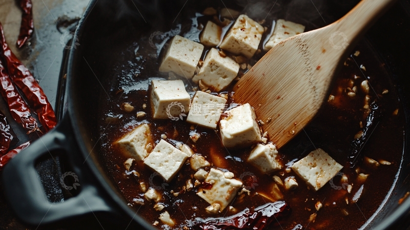 高清大图下载【趣麦麦图】川味麻辣豆腐