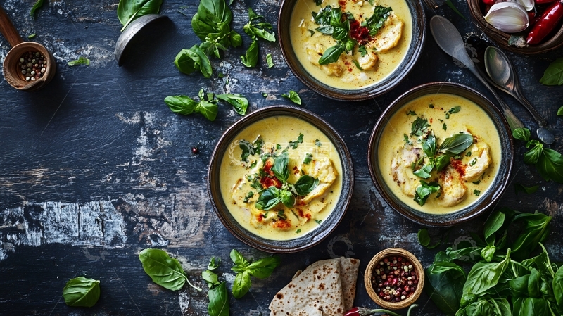 高清大图下载【趣麦麦图】香草蒸蛋