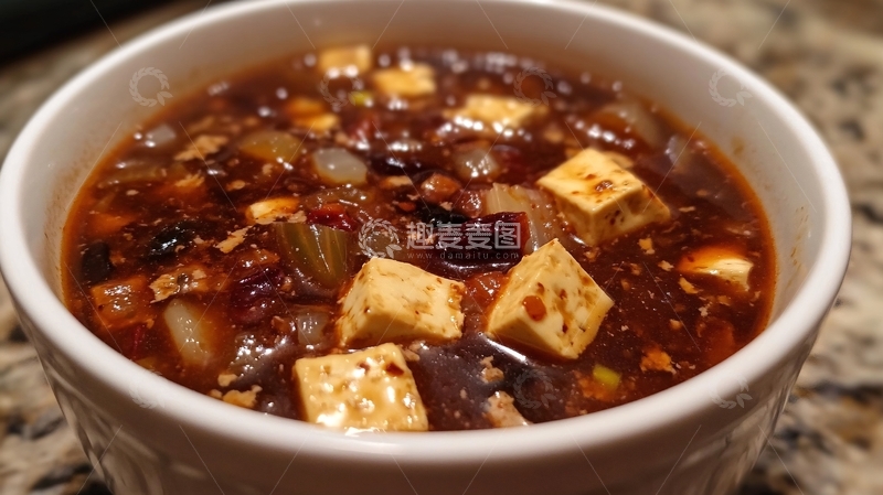 高清大图下载【趣麦麦图】名菜麻婆豆腐2