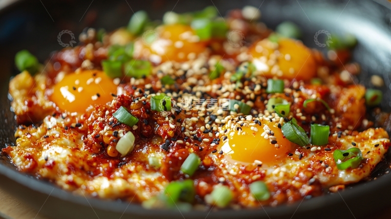 高清大图下载【趣麦麦图】麻辣煎蛋2