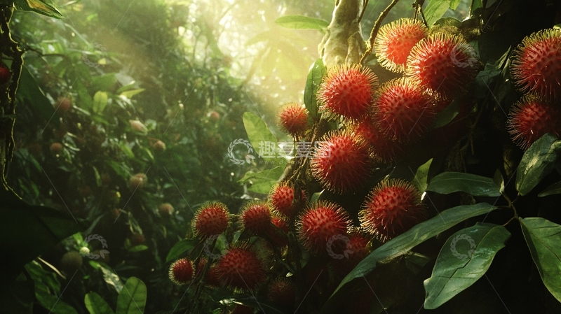 高清大图下载【趣麦麦图】红毛丹种植