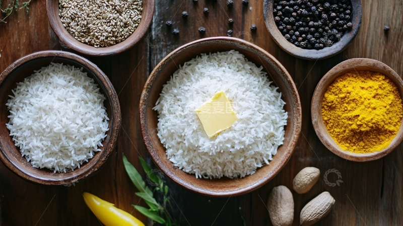 高清大图下载【趣麦麦图】饮食主材米