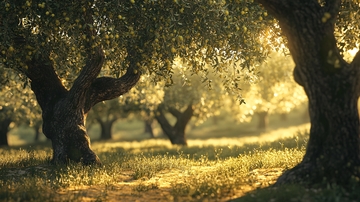 橄榄树阳光灿烂的气氛3