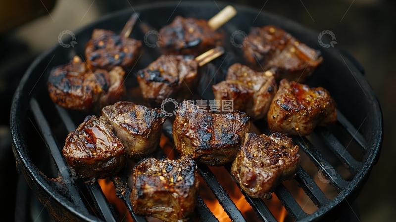 高清大图下载【趣麦麦图】碳烤窝骨