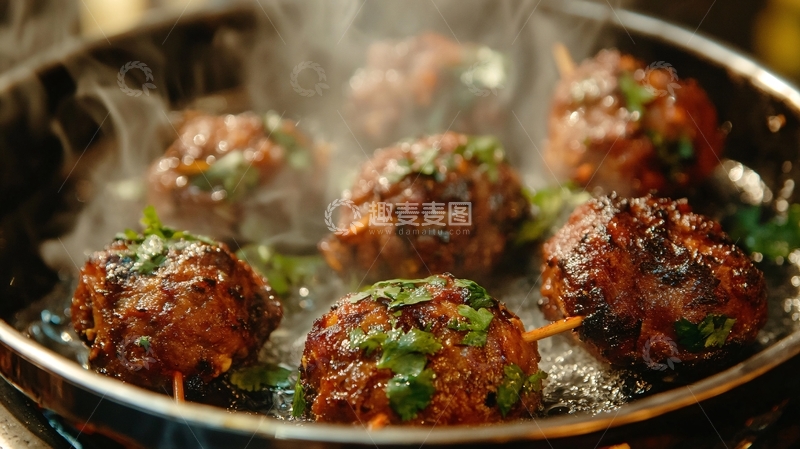 高清大图下载【趣麦麦图】肉丸美食