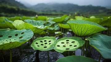 雨后莲蓬