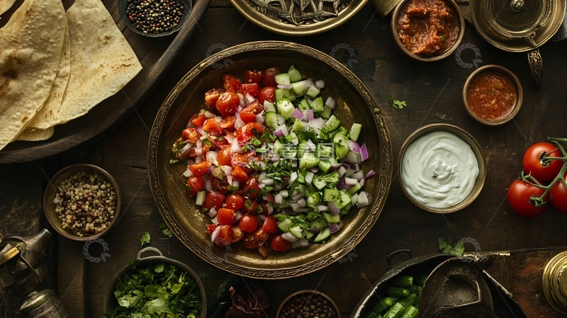 高清大图下载【趣麦麦图】新鲜莎莎酱1